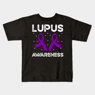 Lupus Awareness Kids T-Shirt